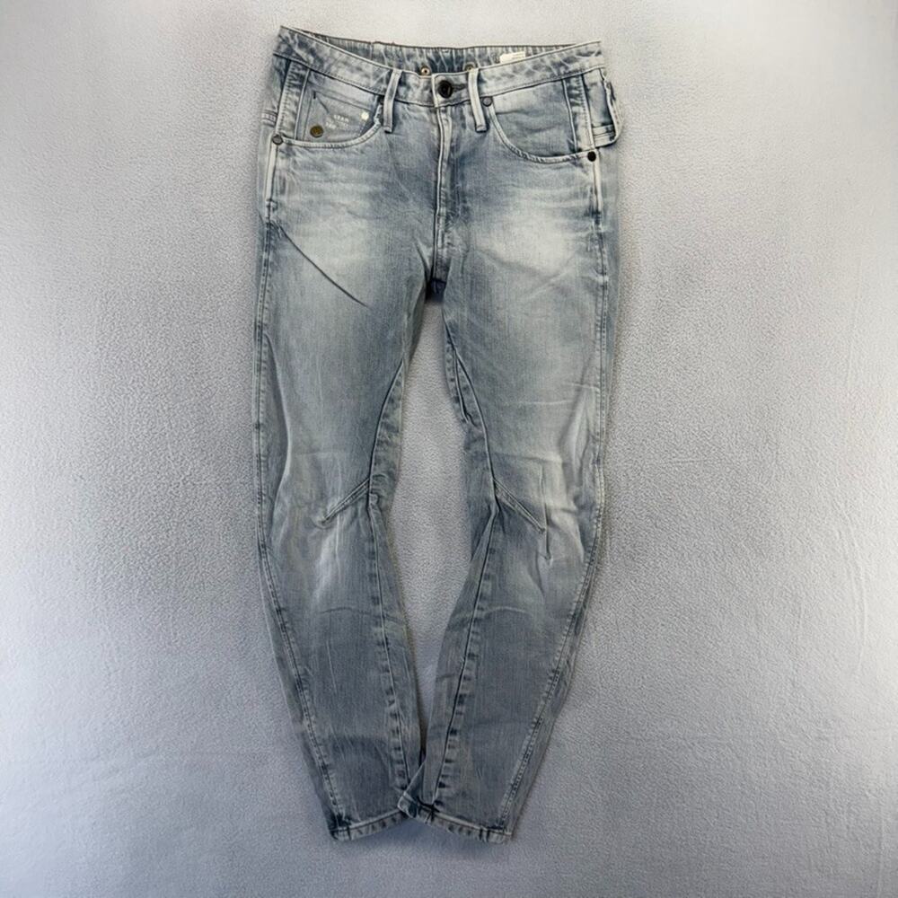 G Star Jeans Women's 25x30 Fits 28x26 Blue Arc Juke 3D Tapered Moto Vintage y2k
